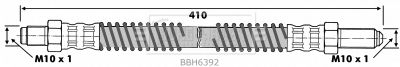 BORG & BECK Тормозной шланг BBH6392